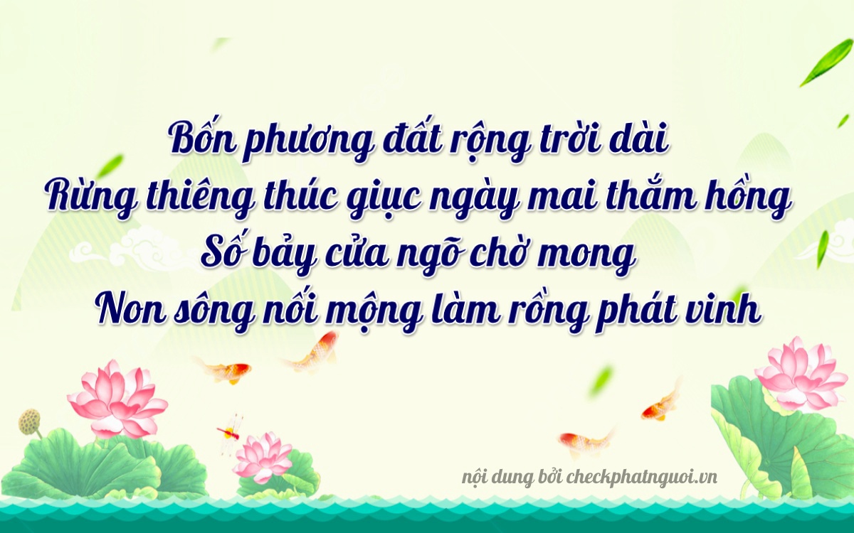 Bài thơ ý nghĩa cho <b>biển số 37K-19454</b> tại website checkphatnguoi.vn