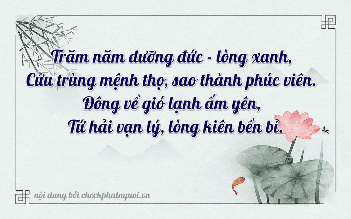 Bài thơ ý nghĩa cho <b>biển số 37K1-97034</b> tại website checkphatnguoi.vn