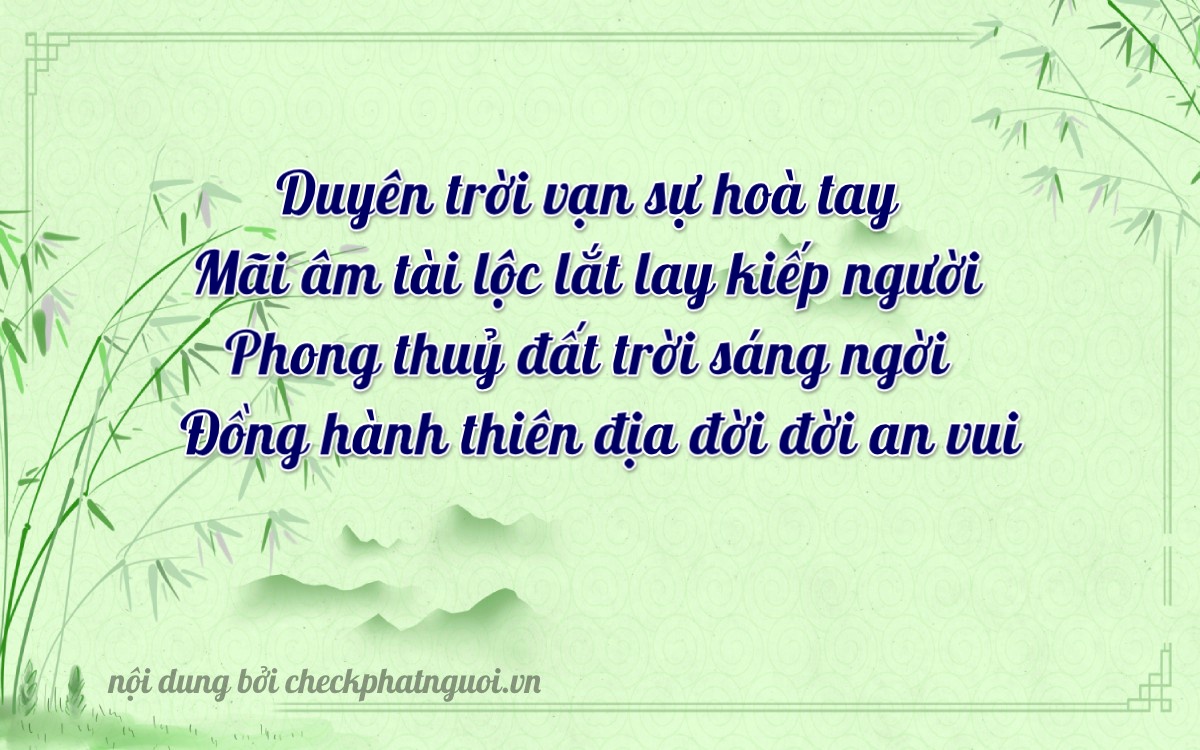 Bài thơ ý nghĩa cho <b>biển số 37K-22666</b> tại website checkphatnguoi.vn
