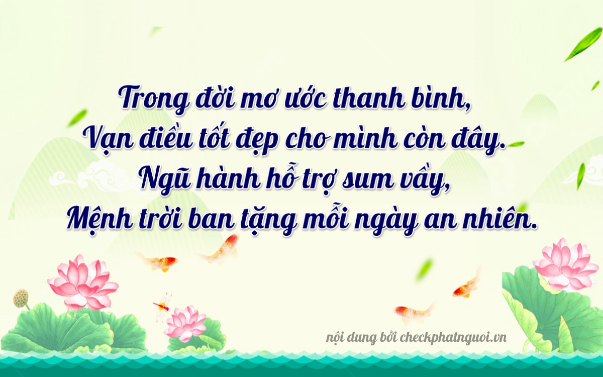 Bài thơ ý nghĩa cho <b>biển số 37K-22861</b> tại website checkphatnguoi.vn