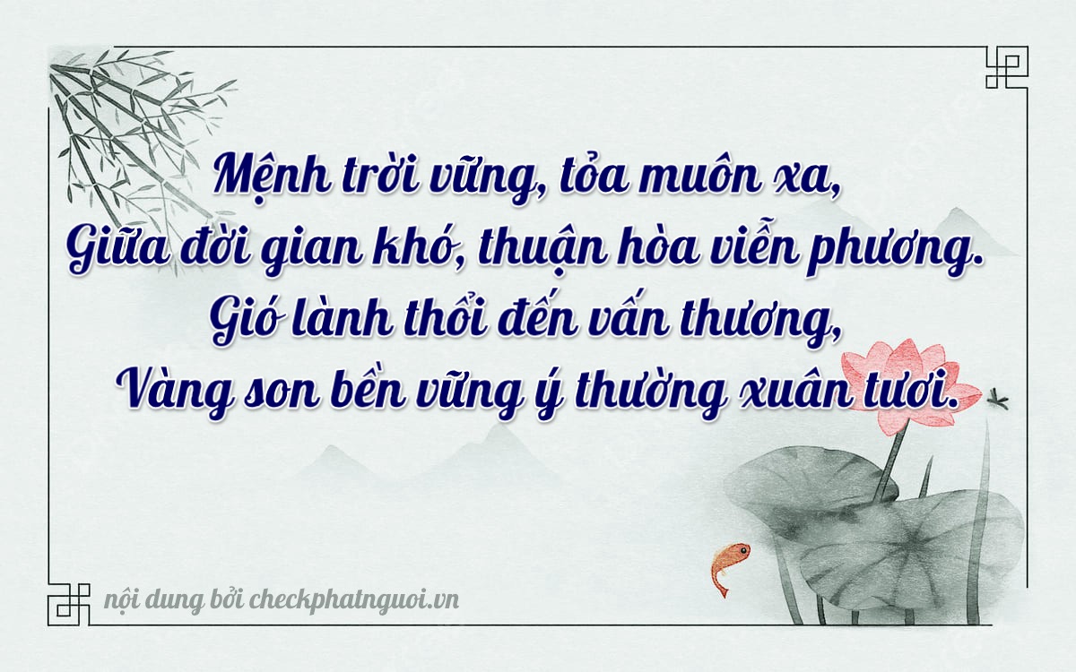 Bài thơ ý nghĩa cho <b>biển số 37K-23158</b> tại website checkphatnguoi.vn