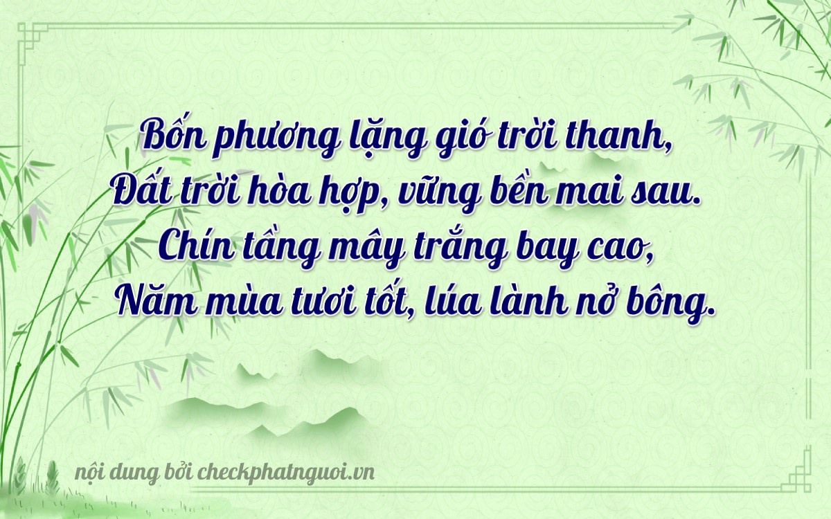 Bài thơ ý nghĩa cho <b>biển số 37K-24790</b> tại website checkphatnguoi.vn