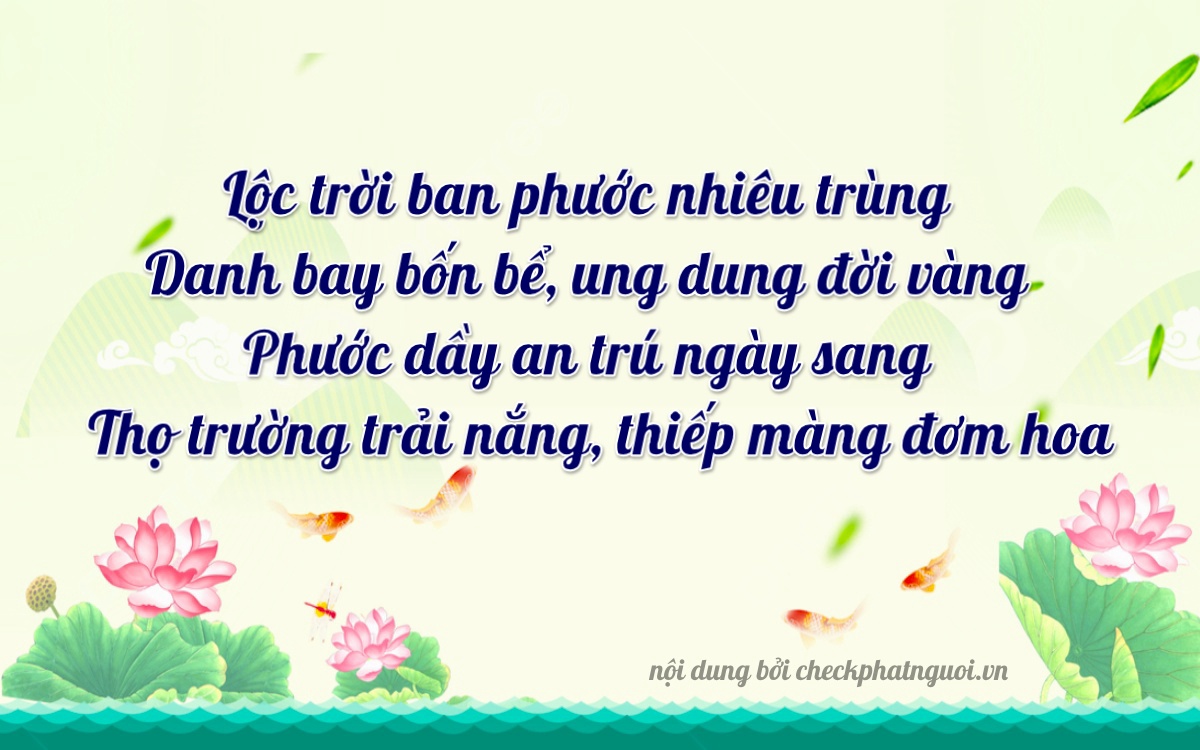 Bài thơ ý nghĩa cho <b>biển số 37K-25951</b> tại website checkphatnguoi.vn