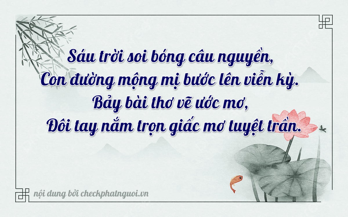 Bài thơ ý nghĩa cho <b>biển số 37K-26752</b> tại website checkphatnguoi.vn