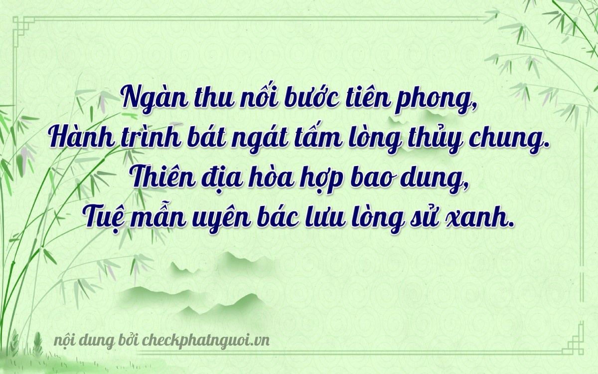 Bài thơ ý nghĩa cho <b>biển số 37K-27820</b> tại website checkphatnguoi.vn