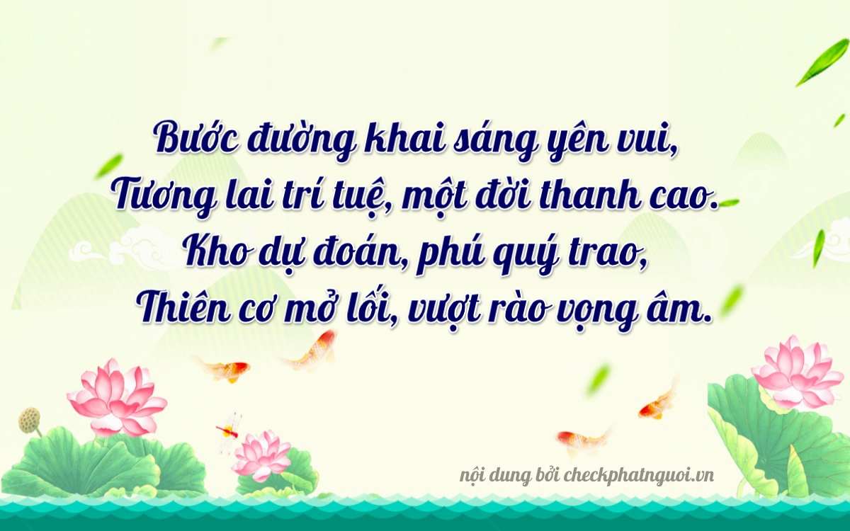 Bài thơ ý nghĩa cho <b>biển số 37K-29885</b> tại website checkphatnguoi.vn