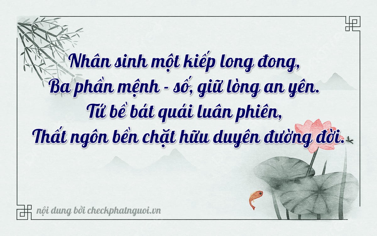 Bài thơ ý nghĩa cho <b>biển số 37K-31487</b> tại website checkphatnguoi.vn