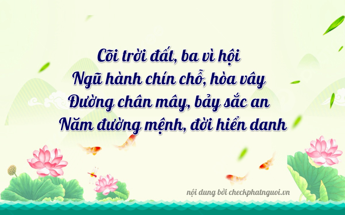 Bài thơ ý nghĩa cho <b>biển số 37K-32735</b> tại website checkphatnguoi.vn