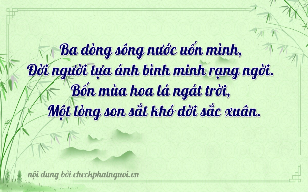 Bài thơ ý nghĩa cho <b>biển số 37K-33411</b> tại website checkphatnguoi.vn