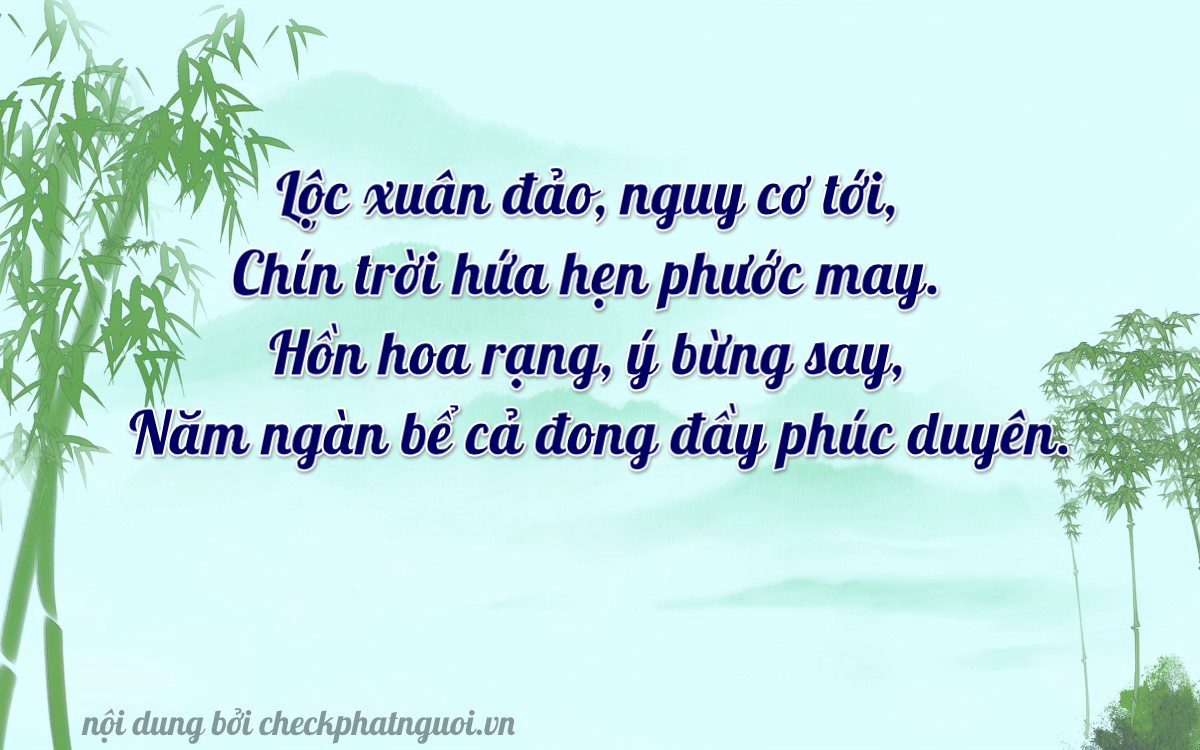 Bài thơ ý nghĩa cho <b>biển số 37K-33945</b> tại website checkphatnguoi.vn