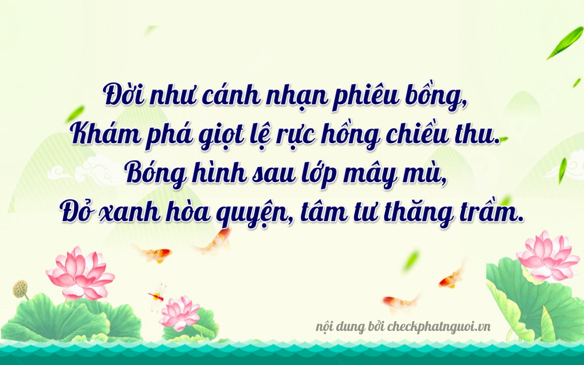 Bài thơ ý nghĩa cho <b>biển số 37K-34370</b> tại website checkphatnguoi.vn