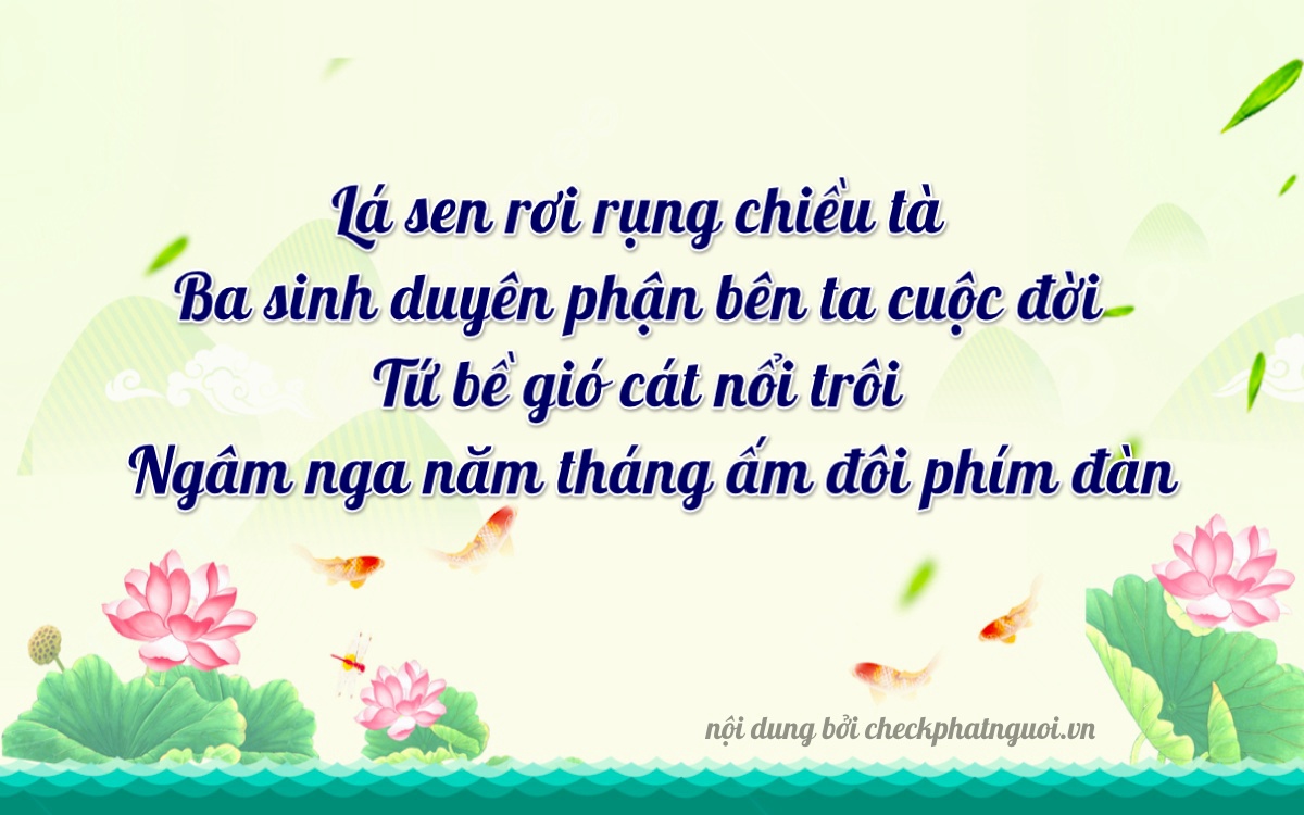 Bài thơ ý nghĩa cho <b>biển số 37K-34885</b> tại website checkphatnguoi.vn