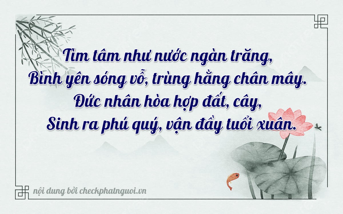 Bài thơ ý nghĩa cho <b>biển số 37K-35082</b> tại website checkphatnguoi.vn