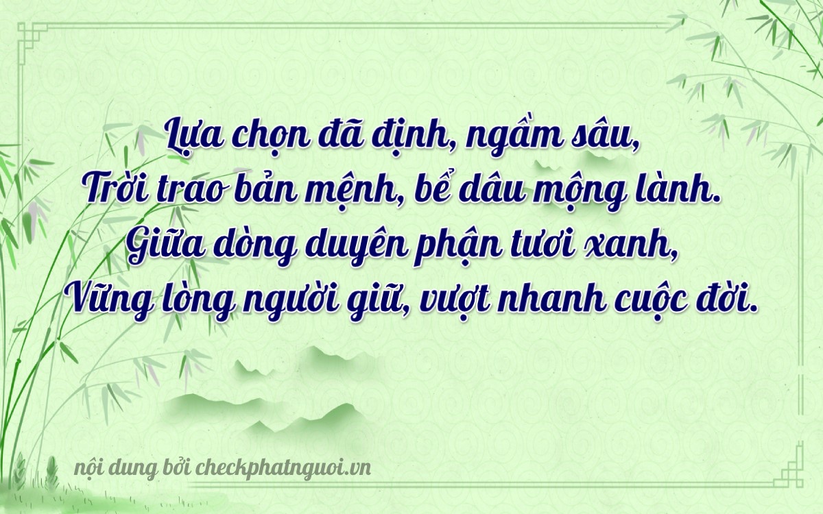 Bài thơ ý nghĩa cho <b>biển số 37K-35951</b> tại website checkphatnguoi.vn