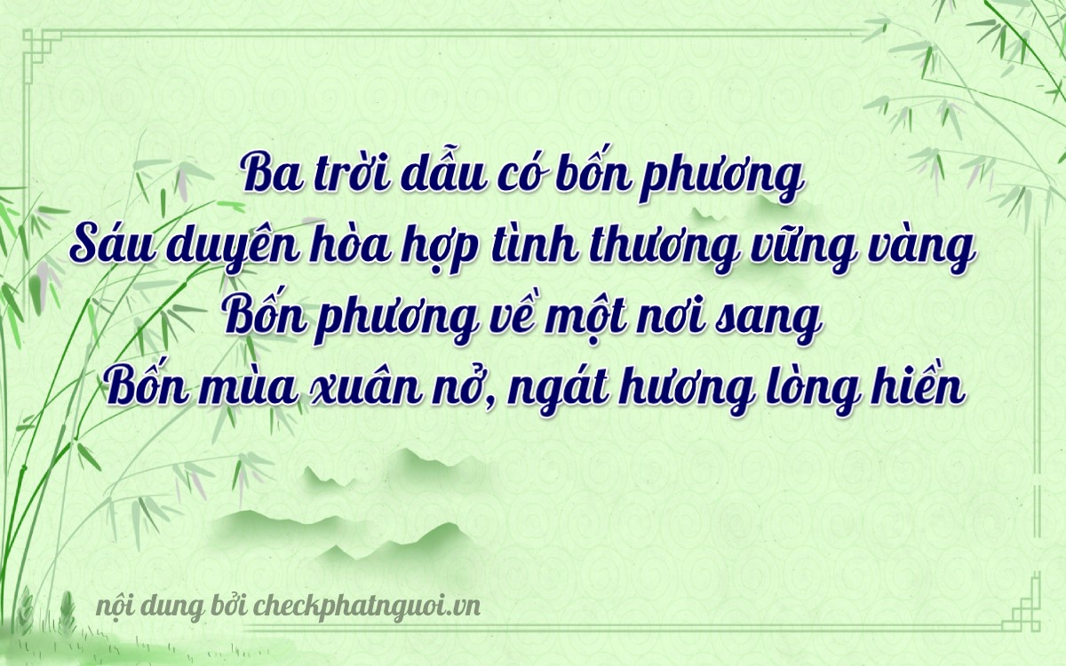 Bài thơ ý nghĩa cho <b>biển số 37K-36443</b> tại website checkphatnguoi.vn