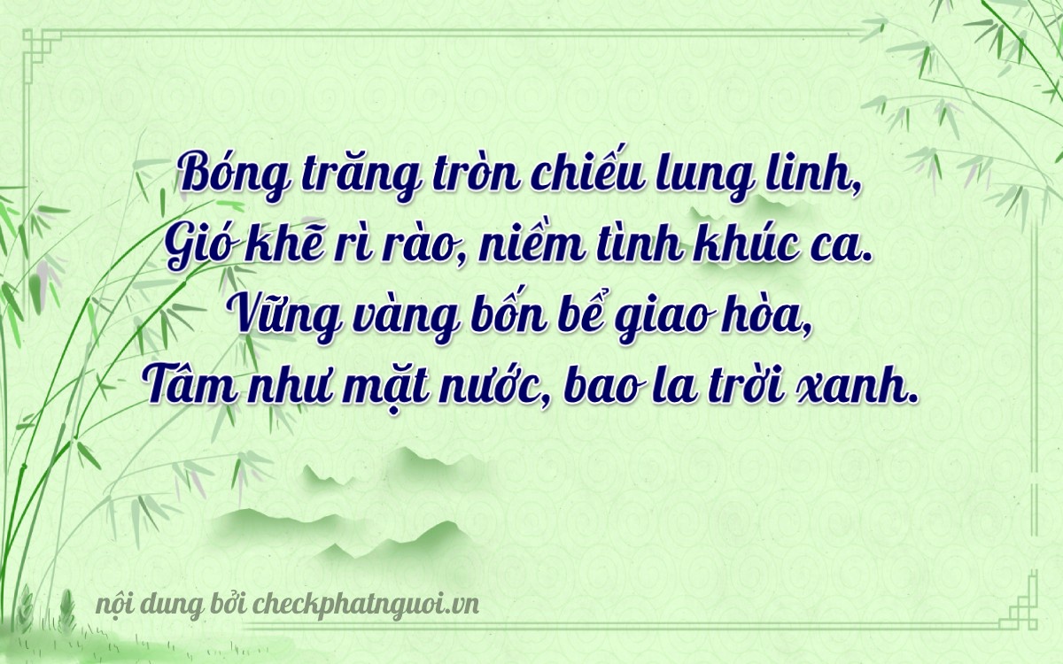 Bài thơ ý nghĩa cho <b>biển số 37K-36694</b> tại website checkphatnguoi.vn