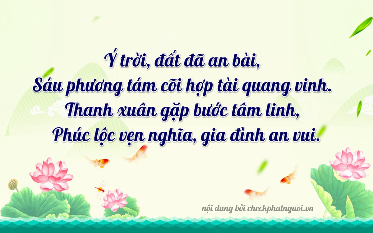 Bài thơ ý nghĩa cho <b>biển số 37K-36808</b> tại website checkphatnguoi.vn