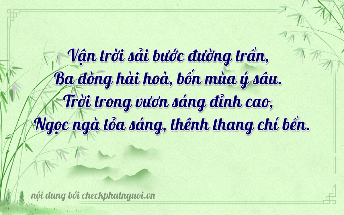 Bài thơ ý nghĩa cho <b>biển số 37K-37032</b> tại website checkphatnguoi.vn