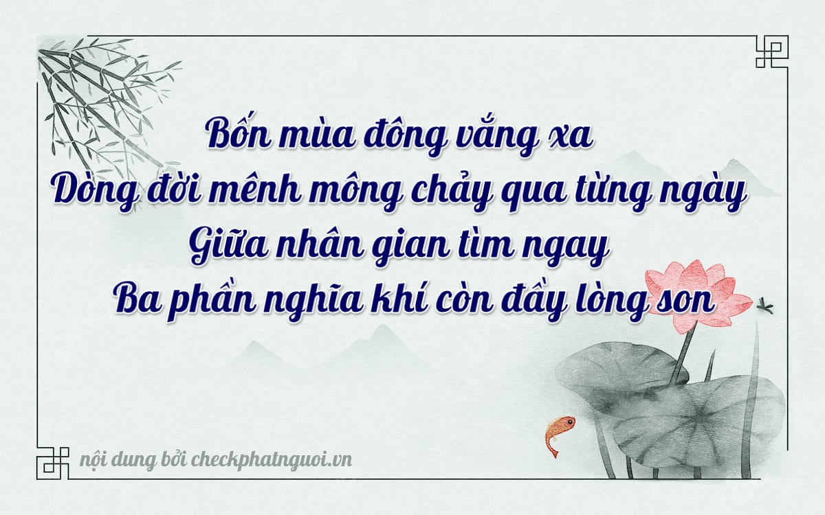 Bài thơ ý nghĩa cho <b>biển số 37K-40123</b> tại website checkphatnguoi.vn