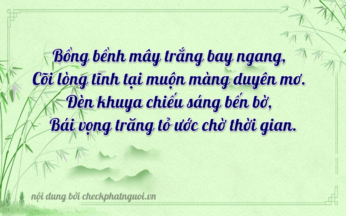 Bài thơ ý nghĩa cho <b>biển số 37K-40621</b> tại website checkphatnguoi.vn