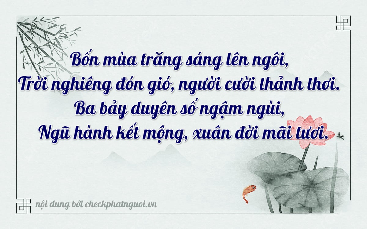 Bài thơ ý nghĩa cho <b>biển số 37K-45317</b> tại website checkphatnguoi.vn