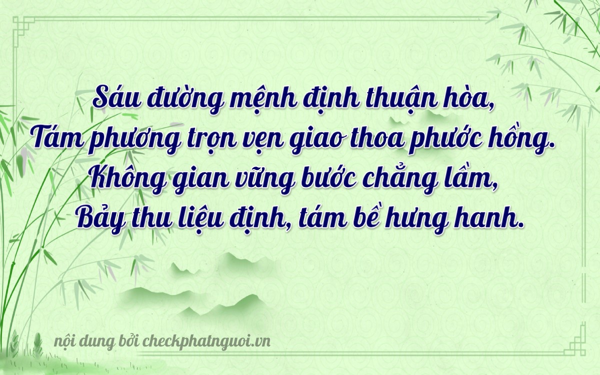 Bài thơ ý nghĩa cho <b>biển số 37K-46087</b> tại website checkphatnguoi.vn