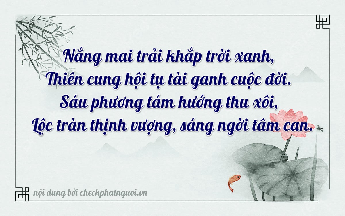Bài thơ ý nghĩa cho <b>biển số 37K-46636</b> tại website checkphatnguoi.vn
