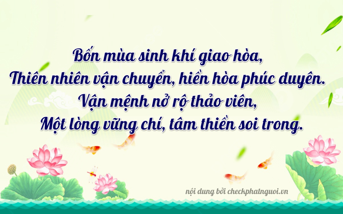 Bài thơ ý nghĩa cho <b>biển số 37K-47801</b> tại website checkphatnguoi.vn