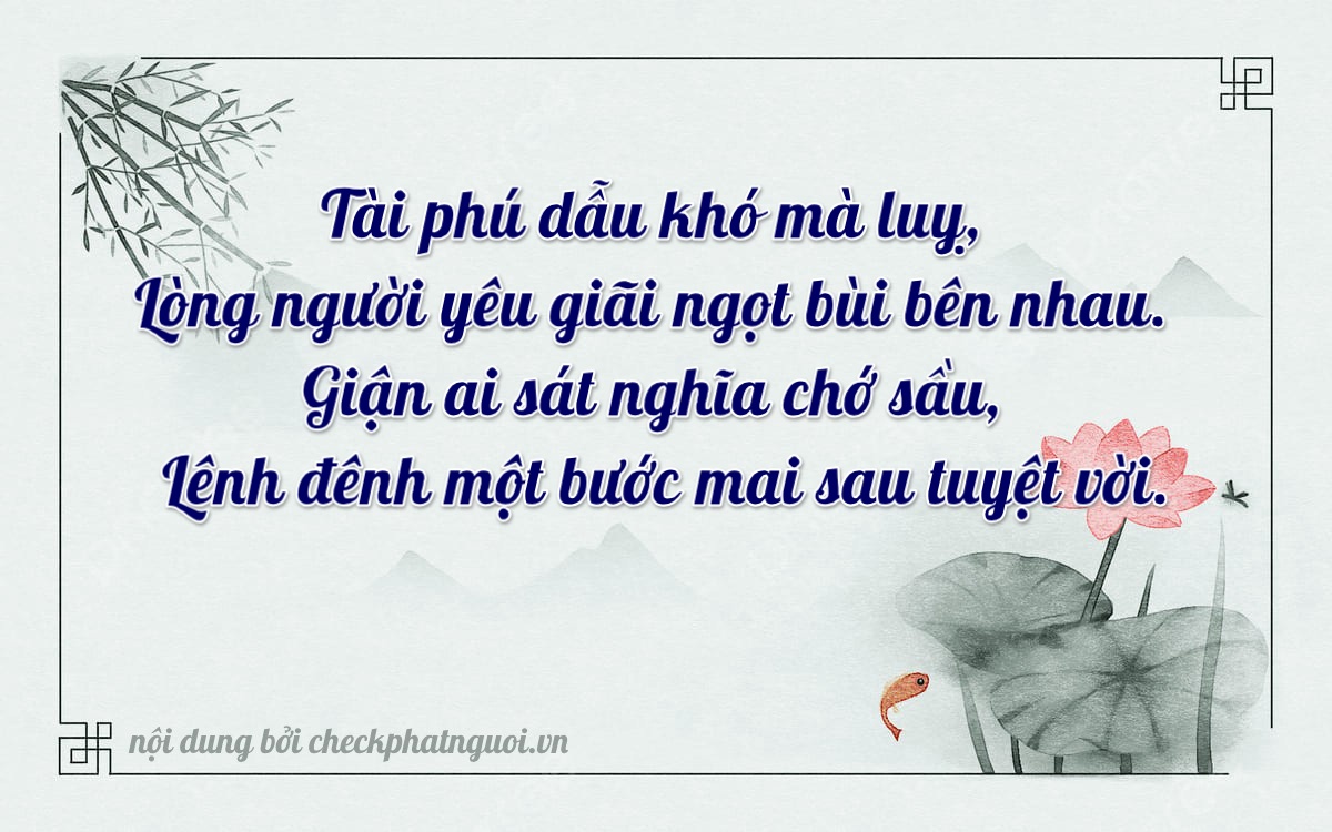 Bài thơ ý nghĩa cho <b>biển số 37K-48806</b> tại website checkphatnguoi.vn