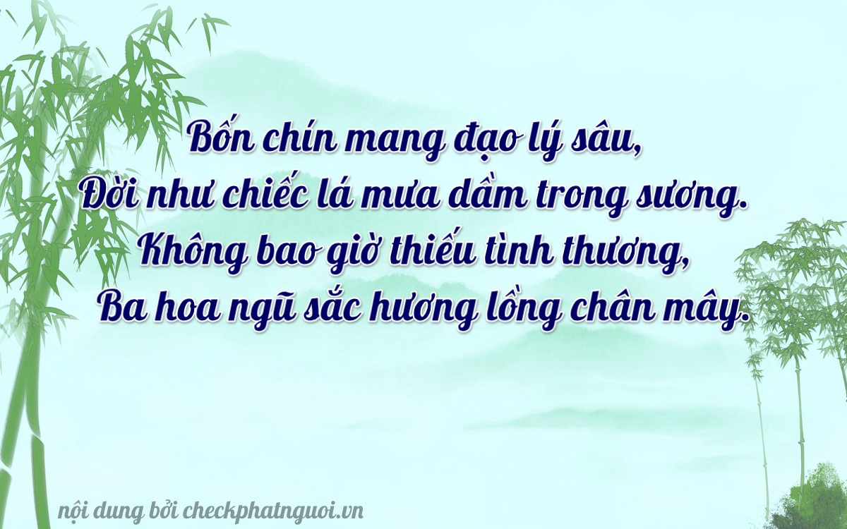 Bài thơ ý nghĩa cho <b>biển số 37K-49034</b> tại website checkphatnguoi.vn