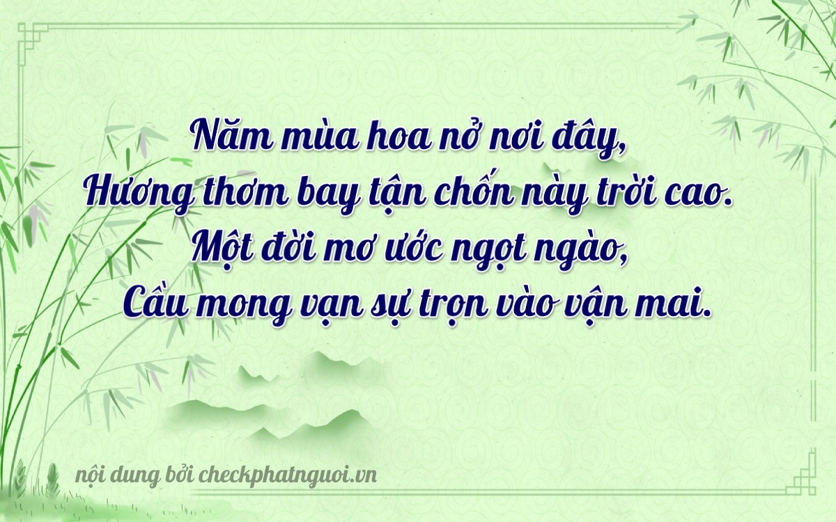 Bài thơ ý nghĩa cho <b>biển số 37K-50164</b> tại website checkphatnguoi.vn