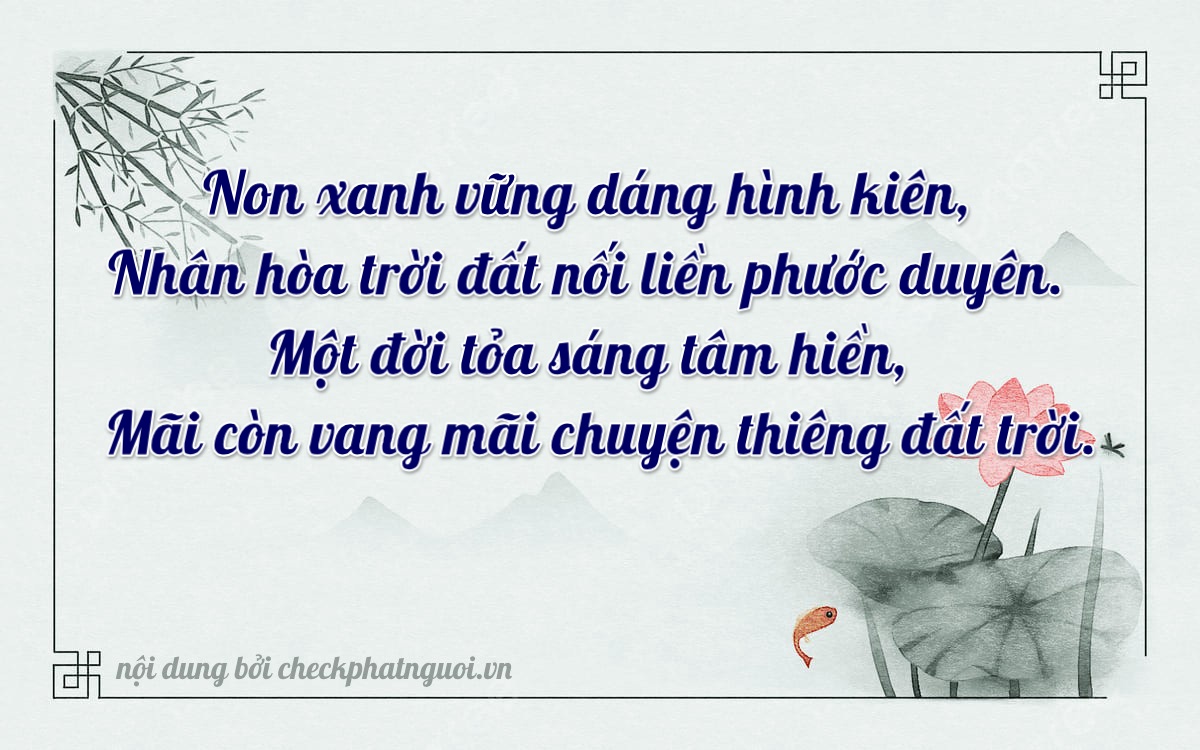 Bài thơ ý nghĩa cho <b>biển số 37K-51193</b> tại website checkphatnguoi.vn