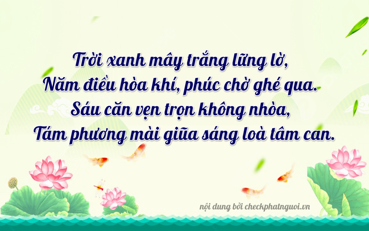 Bài thơ ý nghĩa cho <b>biển số 37K-51648</b> tại website checkphatnguoi.vn