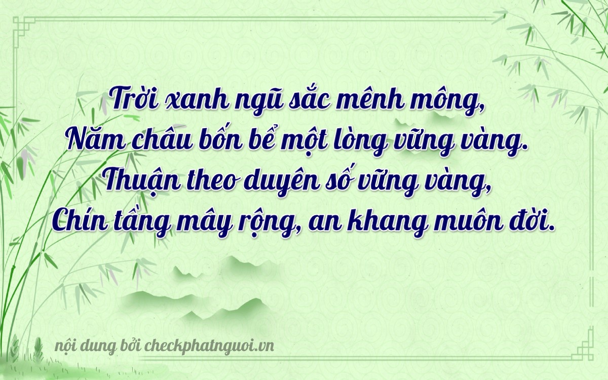 Bài thơ ý nghĩa cho <b>biển số 37K-53409</b> tại website checkphatnguoi.vn