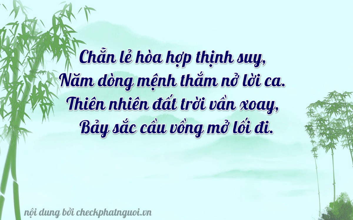 Bài thơ ý nghĩa cho <b>biển số 37K-53907</b> tại website checkphatnguoi.vn