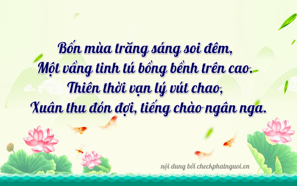 Bài thơ ý nghĩa cho <b>biển số 37K-54021</b> tại website checkphatnguoi.vn