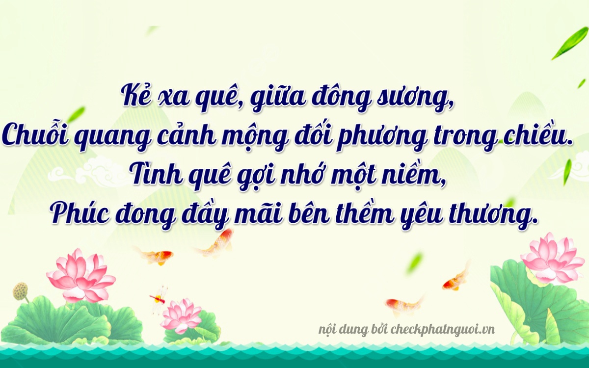 Bài thơ ý nghĩa cho <b>biển số 37K-56171</b> tại website checkphatnguoi.vn