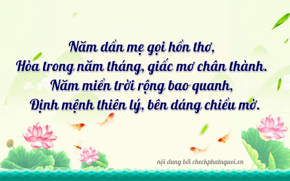 Bài thơ ý nghĩa cho <b>biển số 37K-57604</b> tại website checkphatnguoi.vn
