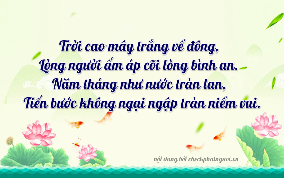 Bài thơ ý nghĩa cho <b>biển số 37K-60651</b> tại website checkphatnguoi.vn