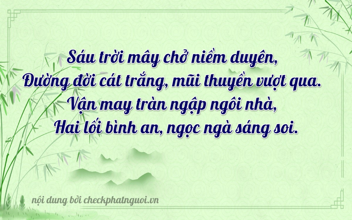 Bài thơ ý nghĩa cho <b>biển số 37K-63292</b> tại website checkphatnguoi.vn