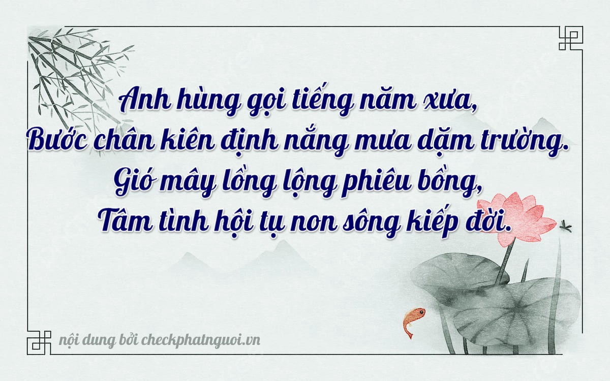 Bài thơ ý nghĩa cho <b>biển số 37K-71353</b> tại website checkphatnguoi.vn