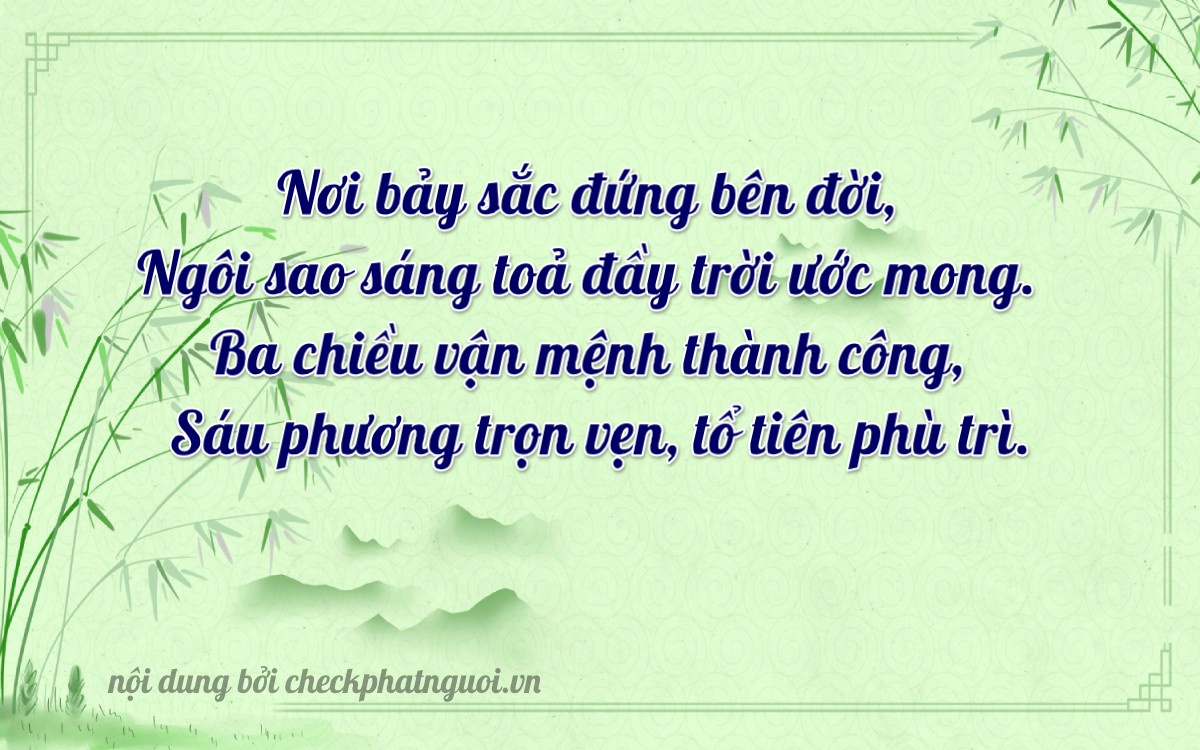 Bài thơ ý nghĩa cho <b>biển số 37K-71367</b> tại website checkphatnguoi.vn