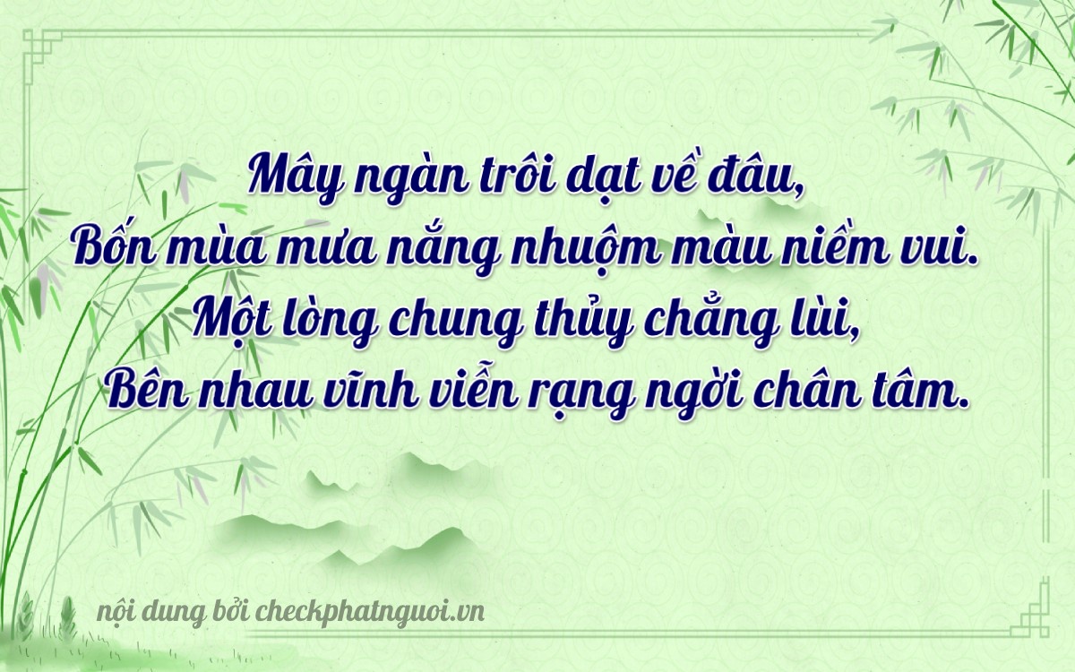 Bài thơ ý nghĩa cho <b>biển số 37K-71641</b> tại website checkphatnguoi.vn