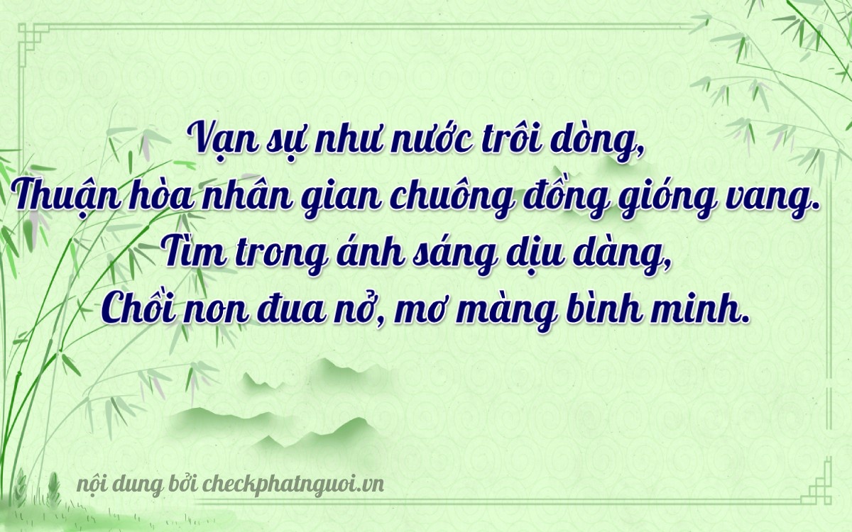 Bài thơ ý nghĩa cho <b>biển số 37K-71824</b> tại website checkphatnguoi.vn
