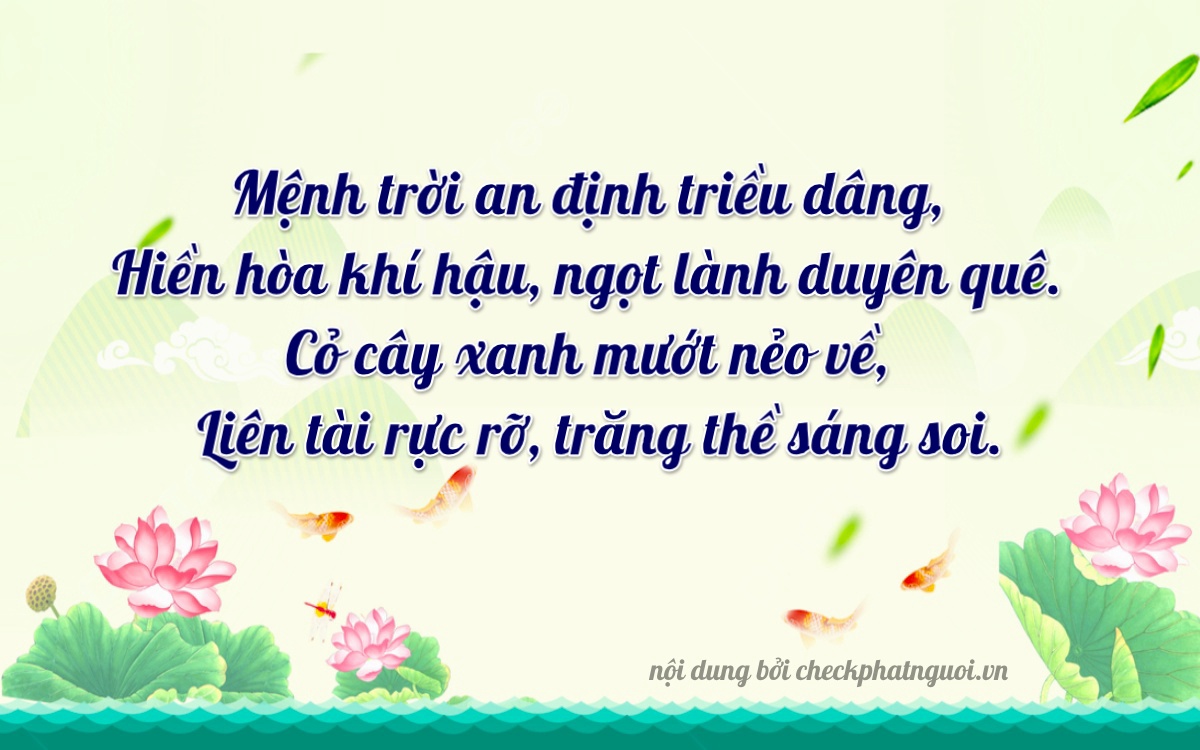 Bài thơ ý nghĩa cho <b>biển số 37L1-19229</b> tại website checkphatnguoi.vn