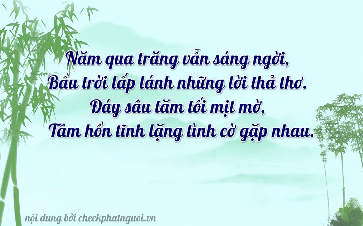 Bài thơ ý nghĩa cho <b>biển số 37L1-35910</b> tại website checkphatnguoi.vn