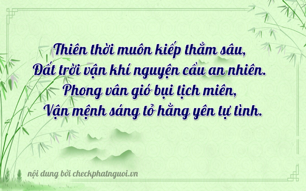Bài thơ ý nghĩa cho <b>biển số 37L1-72034</b> tại website checkphatnguoi.vn