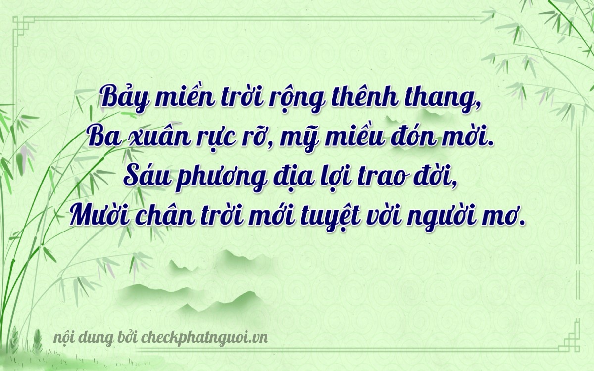 Bài thơ ý nghĩa cho <b>biển số 37L1-73612</b> tại website checkphatnguoi.vn