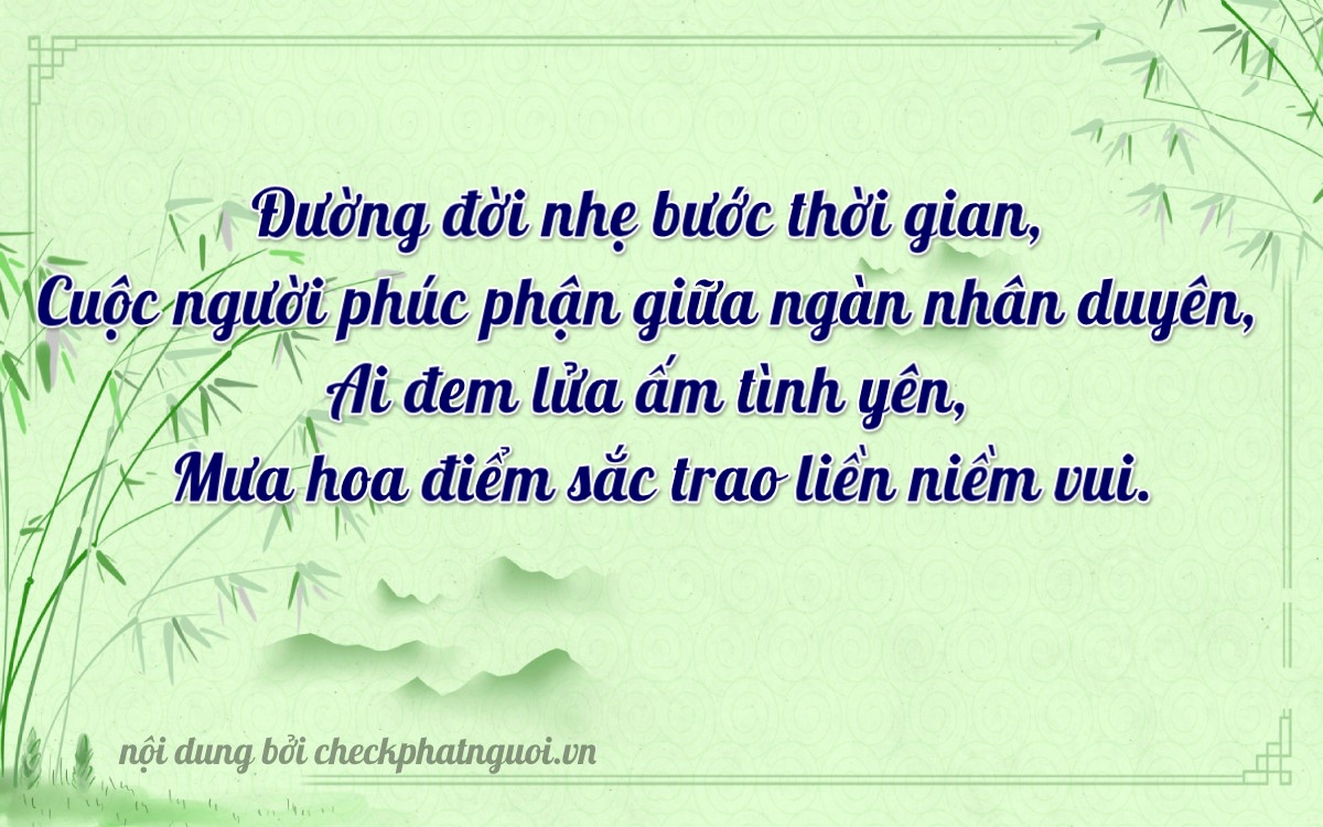 Bài thơ ý nghĩa cho <b>biển số 37M1-05480</b> tại website checkphatnguoi.vn