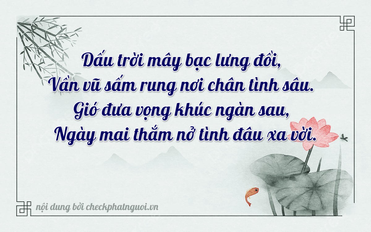 Bài thơ ý nghĩa cho <b>biển số 37M1-09325</b> tại website checkphatnguoi.vn